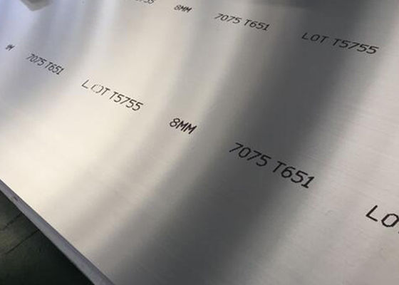 Anti plat en aluminium de la corrosion 3.0mm 7075 pour des structures d'avions